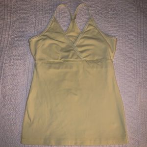 Lululemon light yellow top